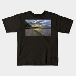 Sunset on the beach Kids T-Shirt